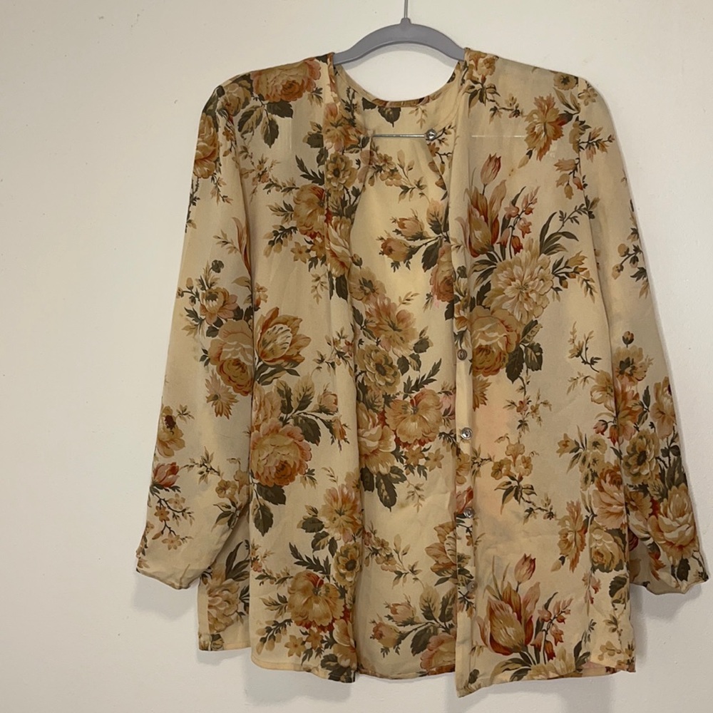 Floral cardigan